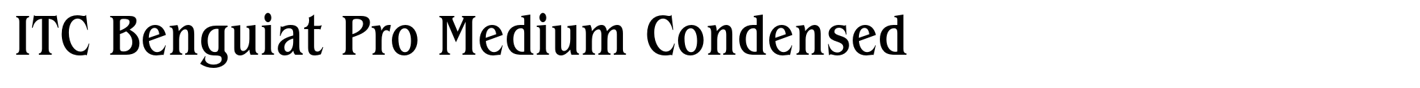ITC Benguiat Pro Medium Condensed image